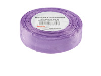 Wstążka satynowa 25mmx32m fioletowa 2 Brewis